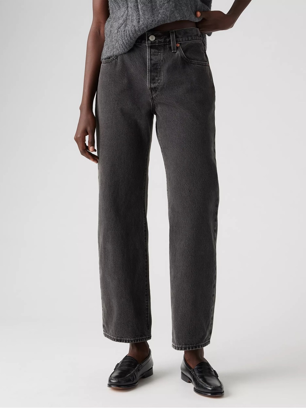 Levi’s 501 90s Ankle Jeans 26x27 - Black (Smooth Operator)